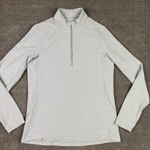 Lululemon Surge Warm Reflective 1/2 Zip Pullover Men's Medium Sea Salt M3CCDS